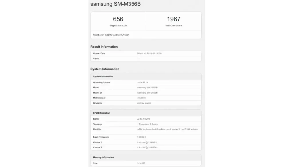 Samsung Galaxy M35 5G 